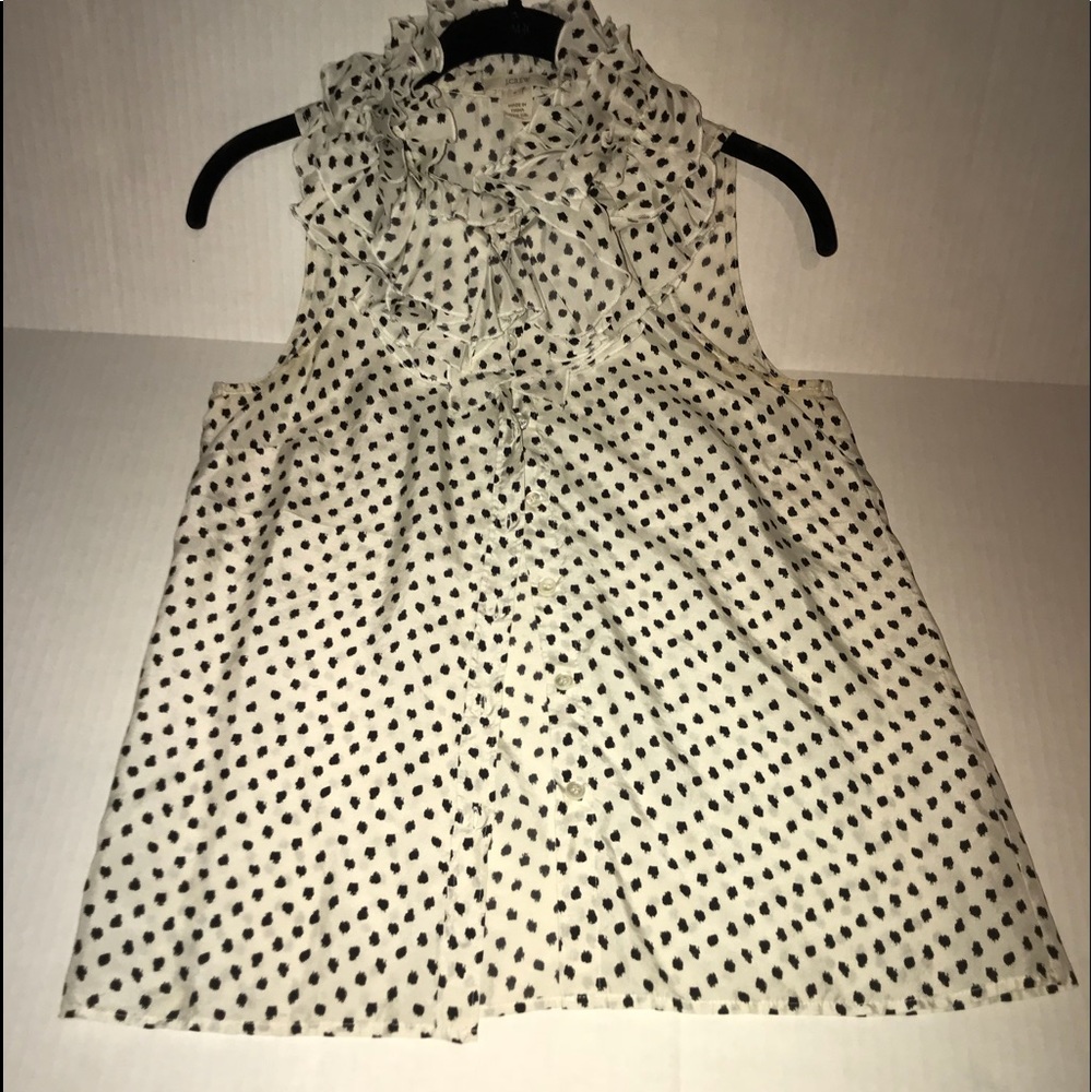 J. Crew sleeveless blouse